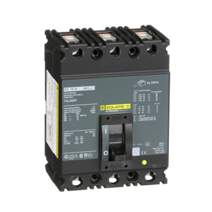 Square D I-Line™ FAL Cable-in / Cable-out Molded Case Industrial Circuit Breakers 70 A 480 VAC 18 kAIC 3 Pole 3 Phase