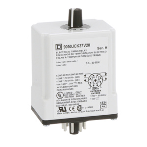 Square D Class 9050 JCK Plug-in Timing Relays