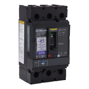 Square D PowerPacT™ JJL Shunt-trip Cable-in / Cable-out Circuit Breakers 225 A 600 VAC 25 kAIC 3 Pole