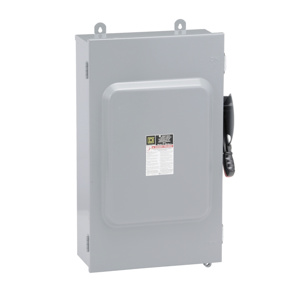 Square D Heavy Duty Fused Disconnects 200 A NEMA 3R/12 600 VAC 3 phase