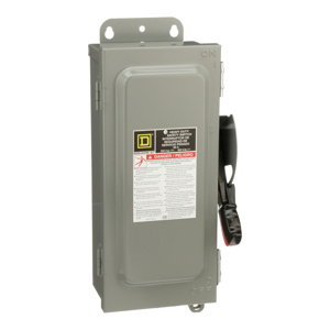 Square D Heavy Duty Non-fused Disconnects 30 A NEMA 12 600 VAC