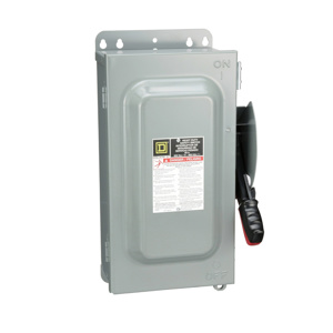 Square D Heavy Duty Non-fused Disconnects 60 A NEMA 12 600 VAC 3 phase
