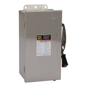 Square D Heavy Duty Non-fused Disconnects 60 A NEMA 4/4X/5 600 VAC 3 phase