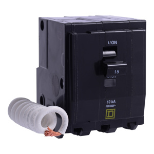 Square D QO™ Plug-in Neutral Switching Miniature Circuit Breakers 30 A 120/240 VAC 10 kAIC 3 Pole