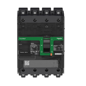 Square D PowerPacT™ BDL B Frame I-Line™ Circuit Breakers 100 A 600Y/347 VAC 14 kAIC 4 Pole