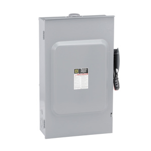 Square D Heavy Duty Fused Disconnects 200 A NEMA 3R 240 VAC 3 phase