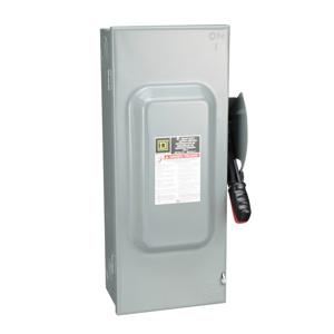Square D Heavy Duty Non-fused Disconnects 100 A NEMA 1 600 VAC 3 phase