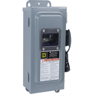 Square D Heavy Duty Fused Disconnects 30 A NEMA 12K 600 VAC 3 phase