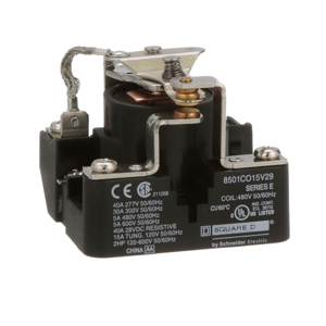 Square D 8501C Open Frame Heavy Duty Power Relays 30 A