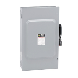 Square D Heavy Duty Fused Disconnects 200 A NEMA 1 600 VAC 3 phase