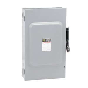 Square D Heavy Duty Fused Disconnects 200 A NEMA 1 600 VAC 3 phase