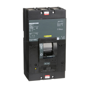 Square D I-Line™ LAL Cable-in / Cable-out Molded Case Industrial Circuit Breakers 400 A 600 VAC 22 kAIC 3 Pole