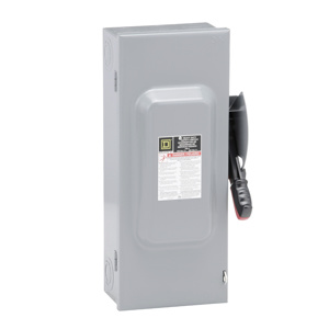 Square D Heavy Duty Fused Disconnects 100 A NEMA 1 240 VAC 3 phase