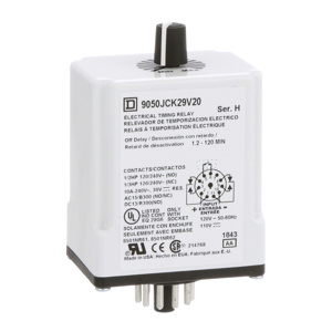 Square D Class 9050 JCK Plug-in Timing Relays Square D Class 9050 JCK Plug-in Timing Relays