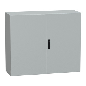 Square D Wall Mount Hinged Enclosures 48 x 40 x 16 in Without Knockouts Gray RAL 7035)