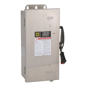 Square D Heavy Duty Non-fused Disconnects 30 A NEMA 3/3R/4/4X/5/12 600 VAC 3 phase