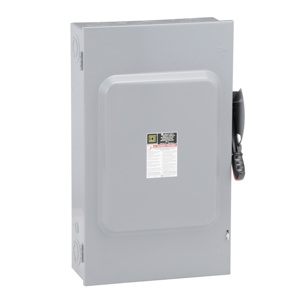 Square D Heavy Duty Fused Disconnects 200 A NEMA 1 240 VAC 3 phase