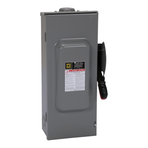 Square D Heavy Duty Non-fused Disconnects 100 A NEMA 3R 600 VAC 3 phase