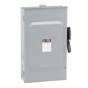 Square D Heavy Duty Fused Disconnects 200 A NEMA 3R 600 VAC 3 phase