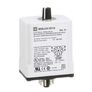 Square D Class 9050 JCK Plug-in Timing Relays