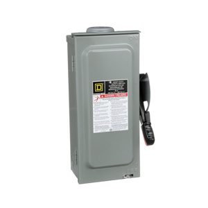 Square D Heavy Duty Non-fused Disconnects 30 A NEMA 3R 600 VAC 3 phase