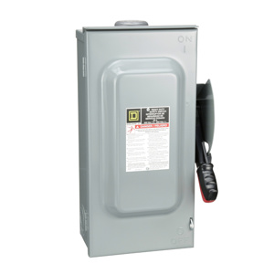Square D Heavy Duty Non-fused Disconnects 60 A NEMA 3R 600 VAC 3 phase
