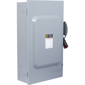 Square D Heavy Duty Non-fused Disconnects 200 A NEMA 1 600 VAC 3 phase