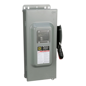 Square D Heavy Duty Non-fused Disconnects 100 A NEMA 12 600 VAC 3 phase