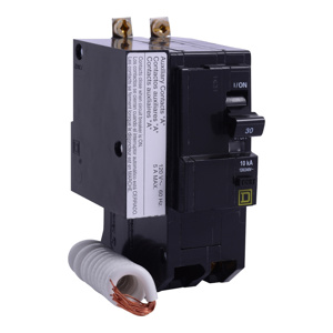 Square D QO™ QOB Bolt-on GFCI Auxiliary Switch Circuit <em class="search-results-highlight">Breakers</em> 30 A 120/240 VAC 10 kAIC 2 Pole