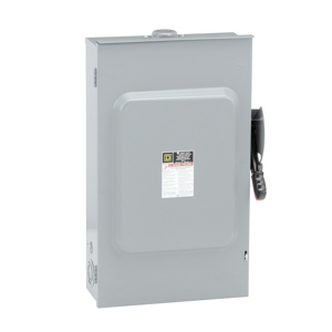 Square D Heavy Duty Non-fused Disconnects 200 A NEMA 3R 600 VAC 3 phase