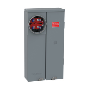 Square D QO™ CSED Solar Ready No Bypass Ringed Meter Mains 100 A