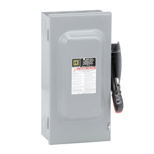 Square D Heavy Duty Non-fused Disconnects 60 A NEMA 1 600 VAC 3 phase