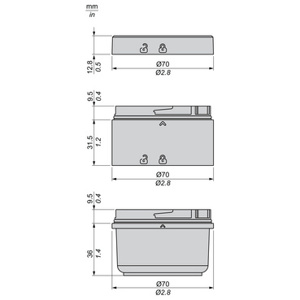 Schneider Electric Harmony™ XVB Base Units Dark grey Schneider Electric Harmony™ XVB Base Units Dark grey