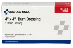 First Aid Only® Burn Dressings 4 x 4 in