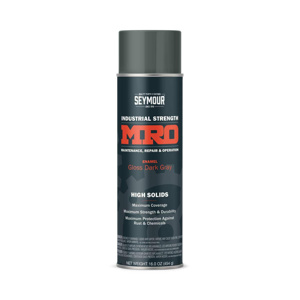 MRO Industrial Enamel Spray Paints Dark Gray 20 fl oz Can