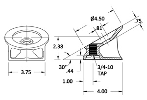 Lapp Insulators 20175 ANGLE ADAPTORS (POD) M