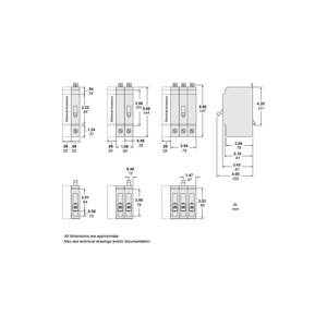 Square D EJB E-frame Bolt-on Shunt Trip Miniature Circuit Breakers 35 A 480Y/277 VAC 100 kAIC 3