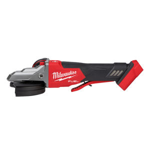 Milwaukee M18™ FUEL™ Flathead No-lock Braking Grinders 5 in Cordless Paddle Switch