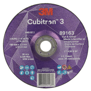 3M Cubitron™ III Cut-off / Grinding Wheels T27