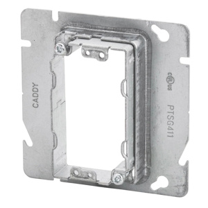 nVent Caddy 4 Square Box Adjustable Plaster Rings