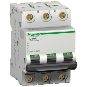Schneider Electric Multi 9™ C60 Miniature Circuit Breakers 35 A 480Y/277 VAC 3 Pole Schneider Electric Multi 9™ C60 Miniature Circuit Breakers 35 A 480Y/277 VAC 3 Pole