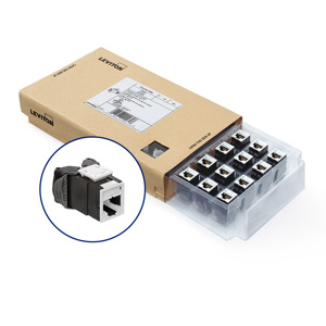 61UJK-CW6 JACK AX1 C6 UTP WH 12PK