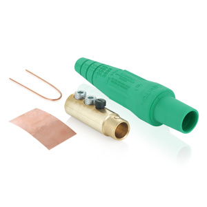 Leviton 16D33 Series Single Pole Plugs Green