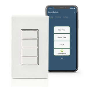 Leviton Decora Smart Wi-Fi Scene Controller Switches White