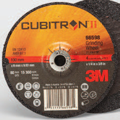 3M Cubitron™ II Type 27 Depressed-center Grinding Wheels 4.50 in 5/8 in