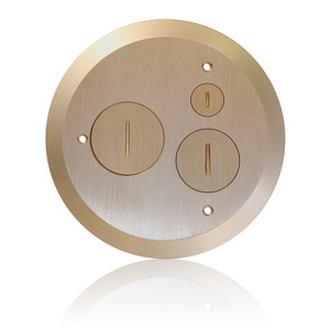 Leviton Floor Box Cover Plates Brass