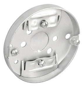 Southwire Round Pan Boxes Steel 1/2 in Screws