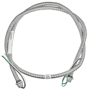 PWHP-3A - Plenum Whip 3 Wire - # 14 Black/White/Green 6 Ft. Long , 25 Pak