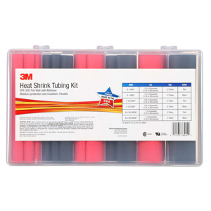 3M Dual Wall Heat Shrink Tubing Red<multisep/>Black