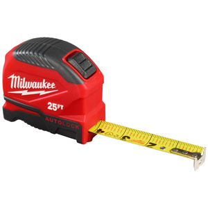 Milwaukee Tape Measures 25 ft SAE Auto Lock 1 in